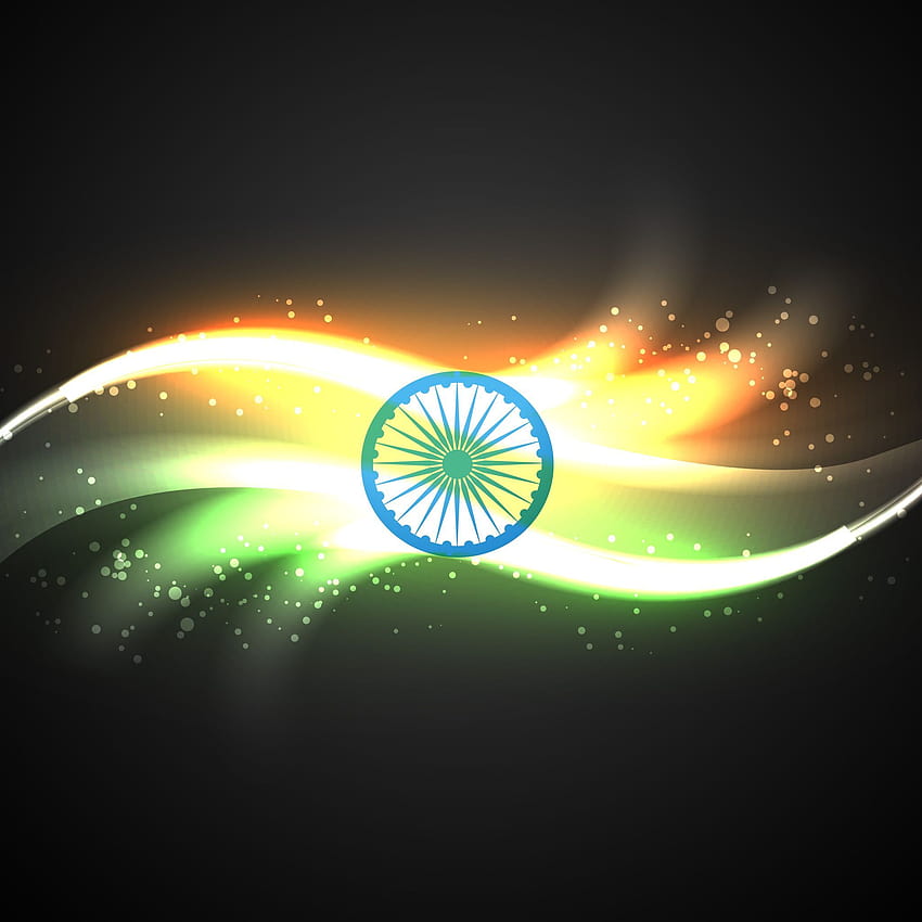 Stylowa flaga narodowa Indii Tapeta na telefon HD