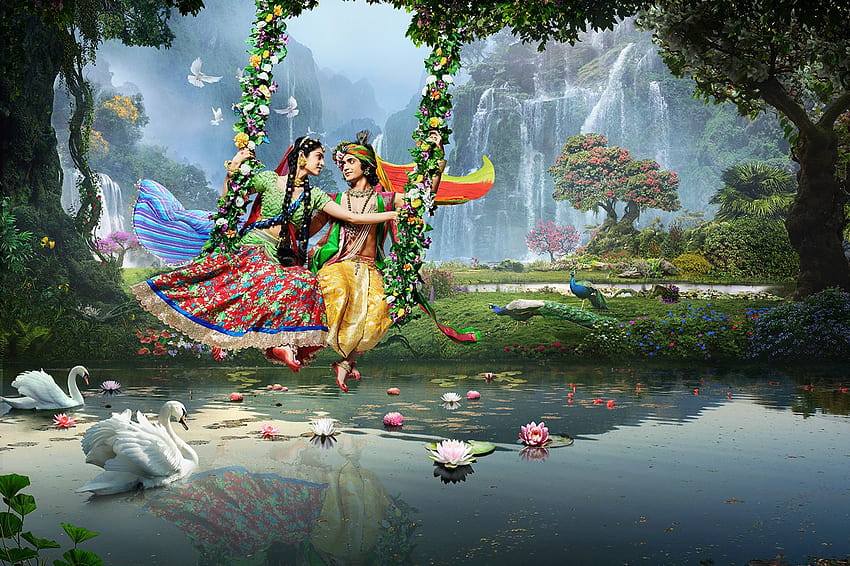 Radha Krishna, sumedh dan mallika Wallpaper HD