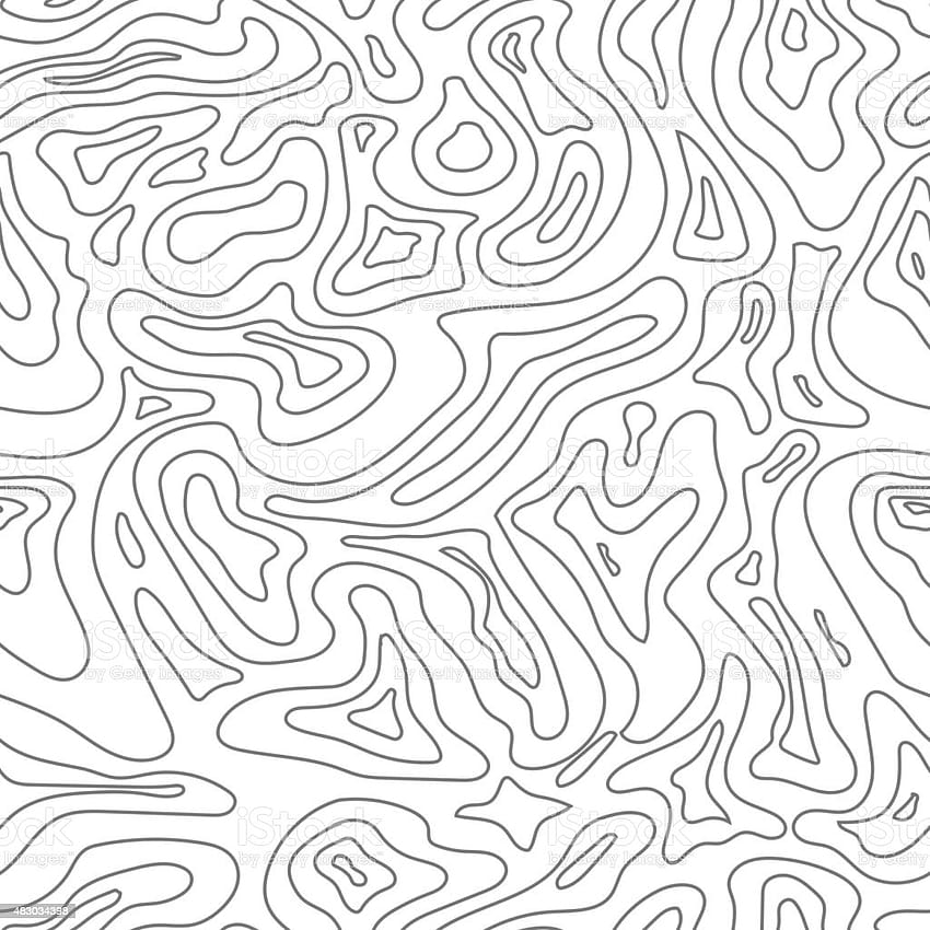 Topograficzna mapa bez szwu deseniowego wektora tła Ilustracji Tapeta na telefon HD