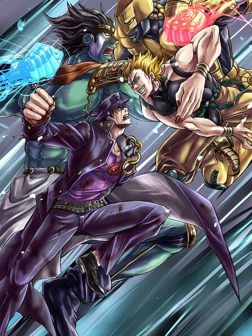 Star Platinum - Stardust Crusaders - Mobile Wallpaper by Toujou