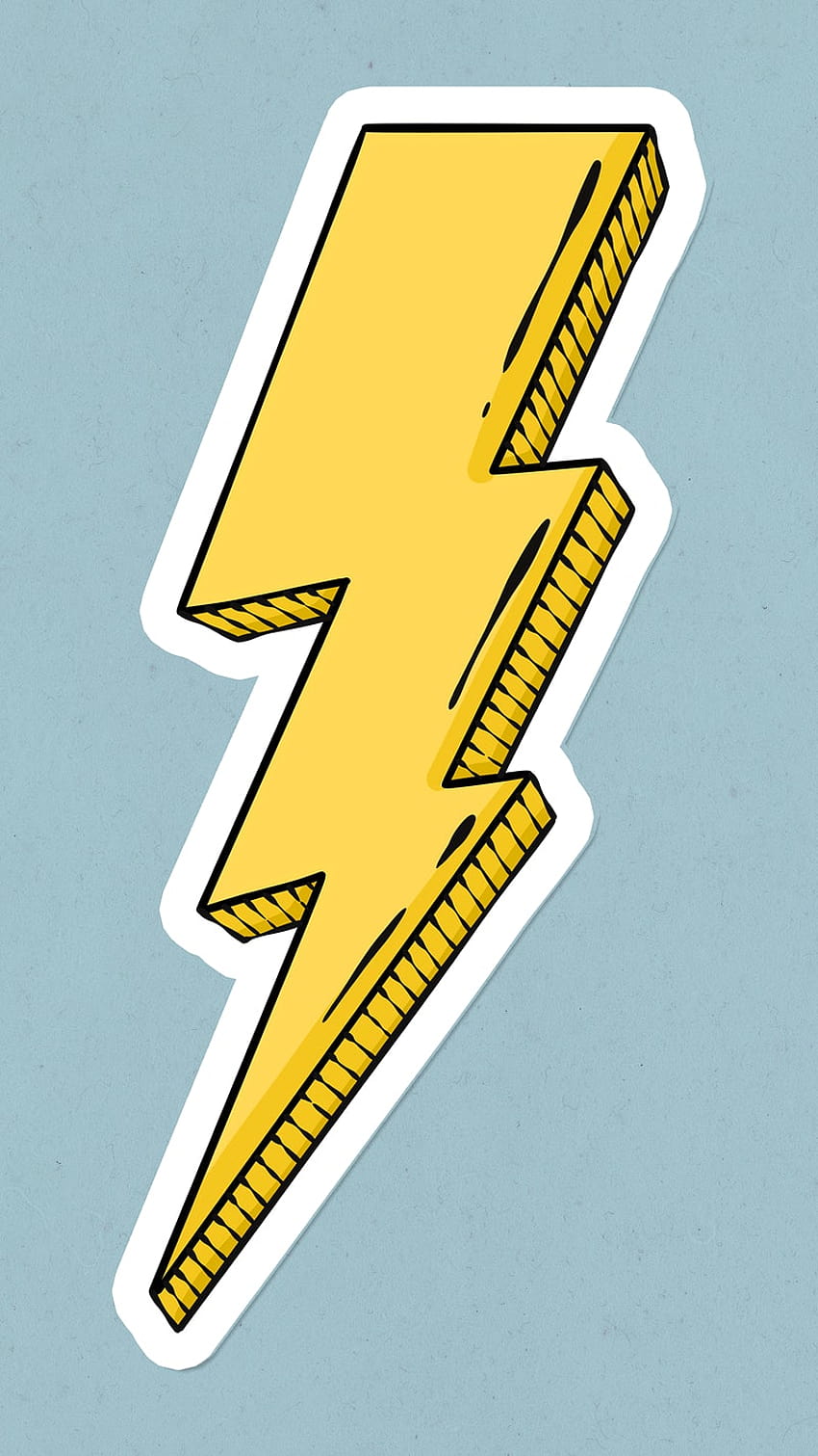 PNG Stickers, & Backgrounds, yellow lightning HD phone wallpaper