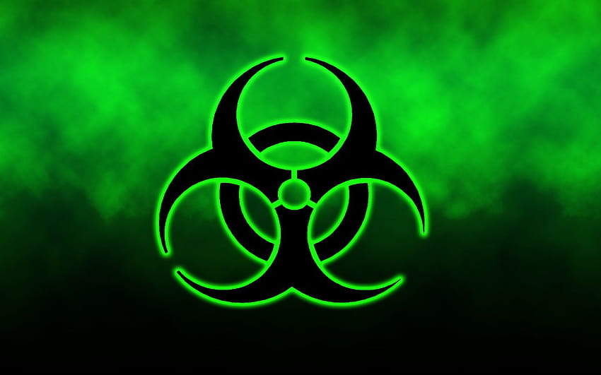 токсично, зелено, символ, графика, лого, токсично лого HD тапет