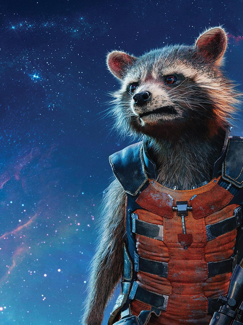 Rocket Raccoon, Guardians of the Galaxy Vol 2, Филми, ракетни отмъстители HD тапет за телефон