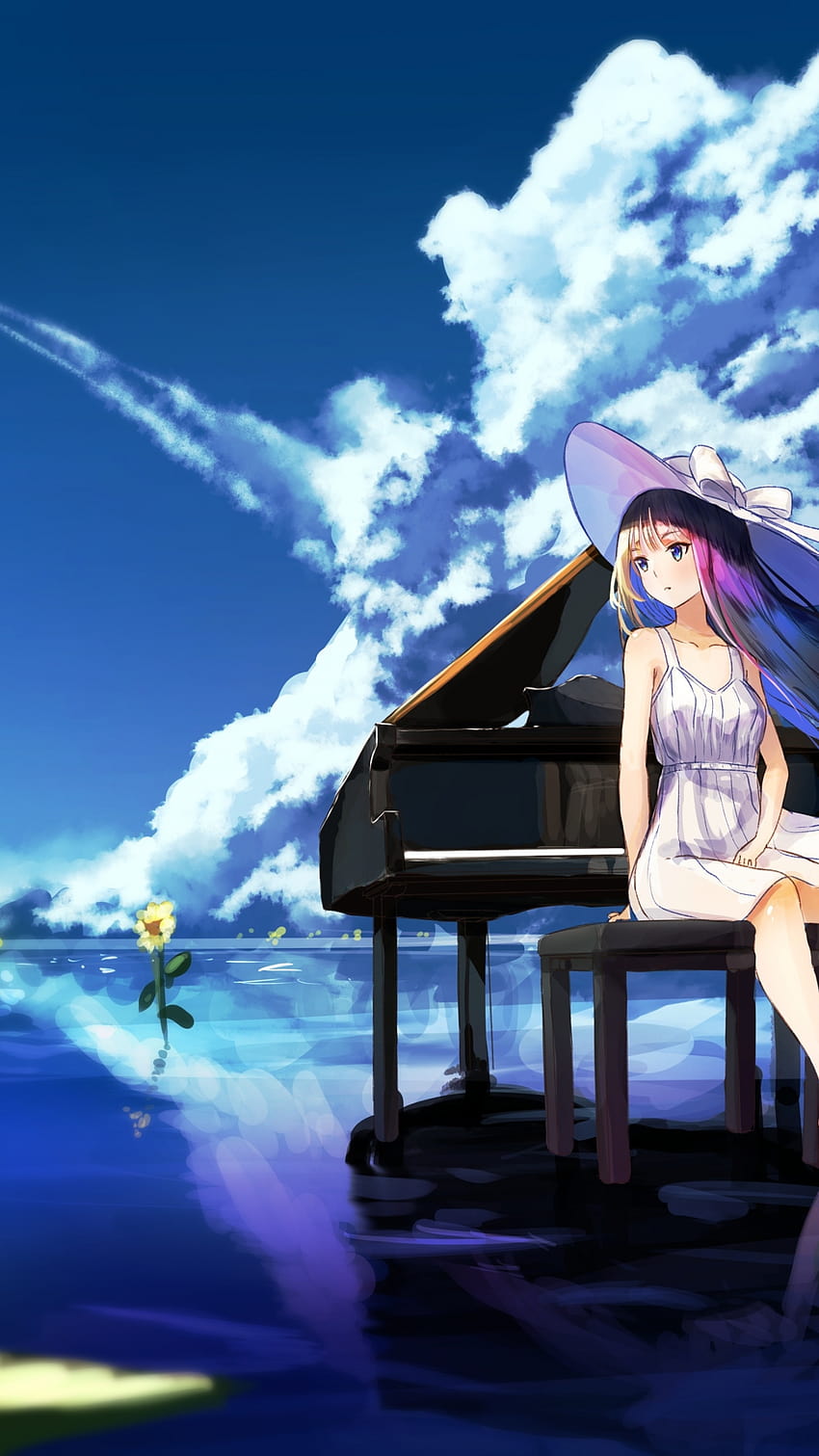 Piano and beautiful girl HD wallpapers | Pxfuel