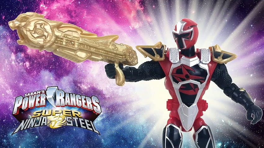 Power Rangers Super Ninja Steel Mode Red Ranger Action Hero 5 inch HD wallpaper