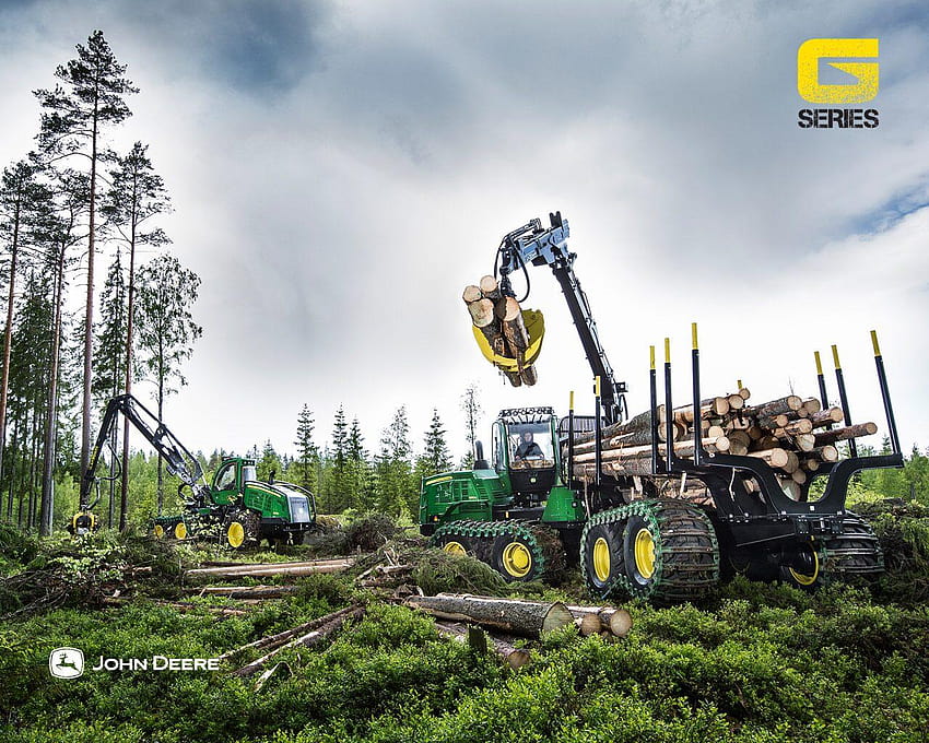 John Deere Forstwirtschaft, John Deere 2019 HD-Hintergrundbild