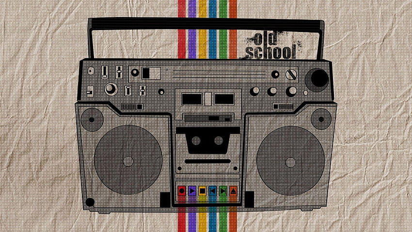 Old School Backgrounds, old school music HD wallpaper