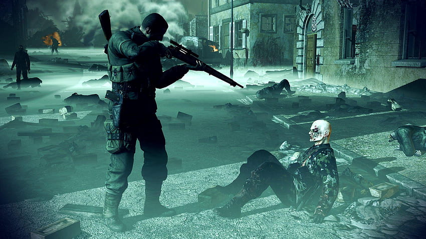 12 Sniper Elite: Nazi Zombie Army, esercito di zombi 4 gioco Sfondo HD