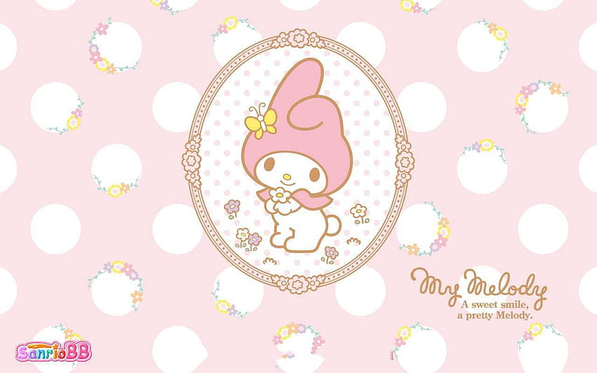 My Melody Backgrounds, aesthetic my melody pc HD wallpaper
