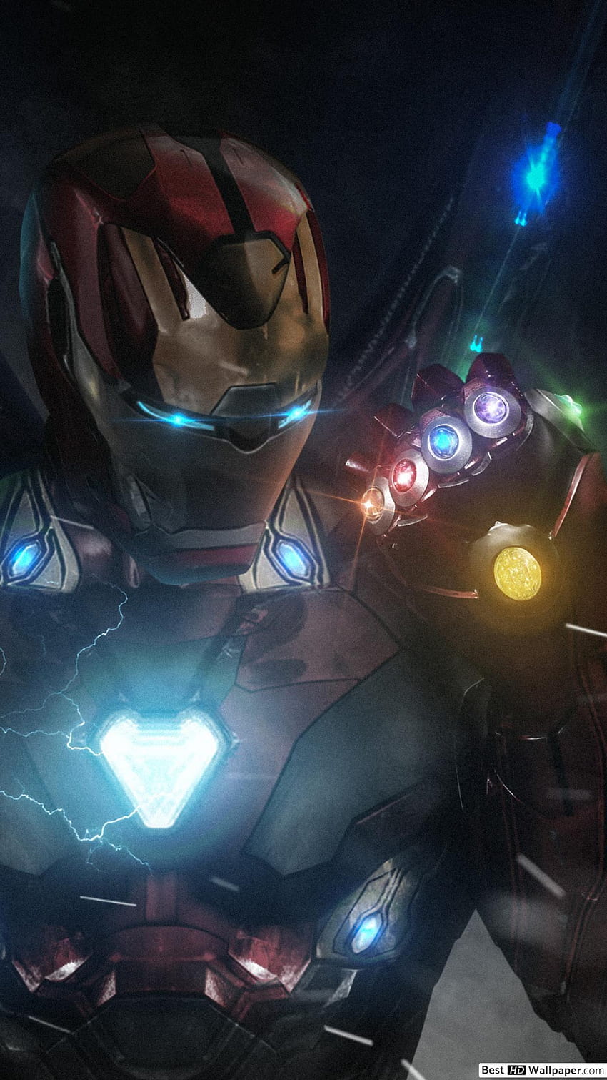 iron man endgame iphone HD phone wallpaper