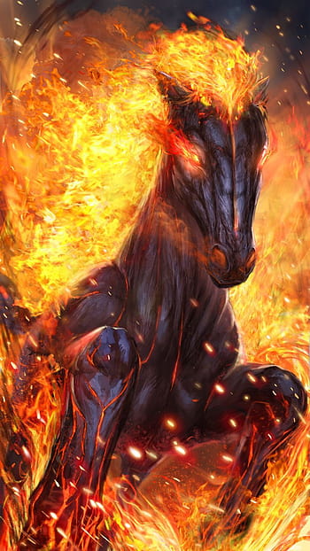 Horse, Fire, Death, Hell, Flame, Braid, Fire, Flame, Death, Horse ...