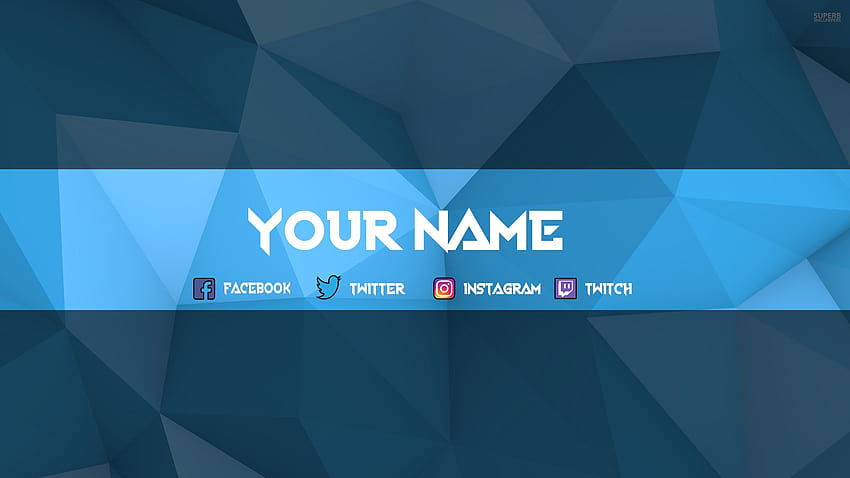 Make a professional looking youtube twitch banner for you by Gravler HD wallpaper