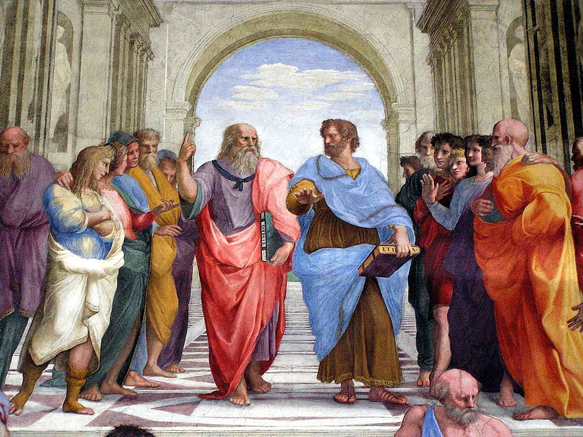 Аристотел, гръцки философи HD тапет