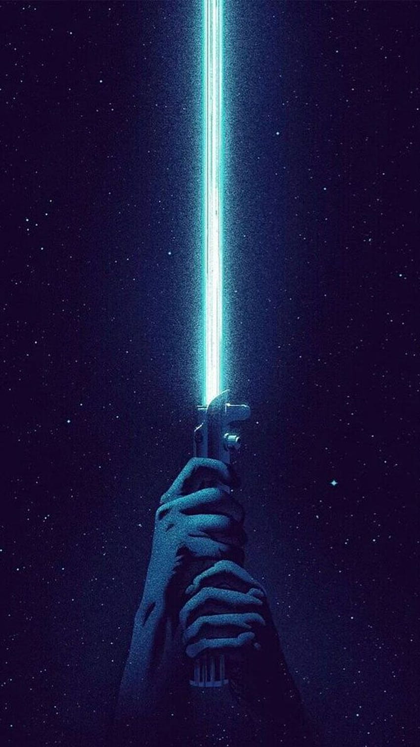Luke Skywalker di 2020, lightsaber biru luke skywalker wallpaper ponsel HD