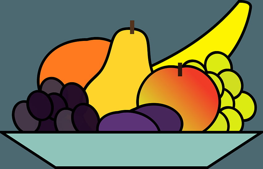 Fruits clipart จานผลไม้ ผลไม้ จานผลไม้ วอลล์เปเปอร์ HD