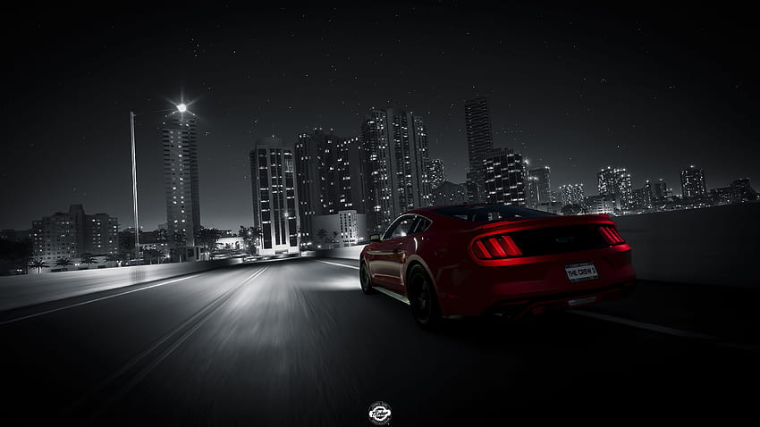 The Crew 2 Ford Mustang Rear Lights HD wallpaper