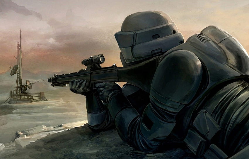 Star Wars, Art, Scout Trooper, Sniper HD wallpaper | Pxfuel