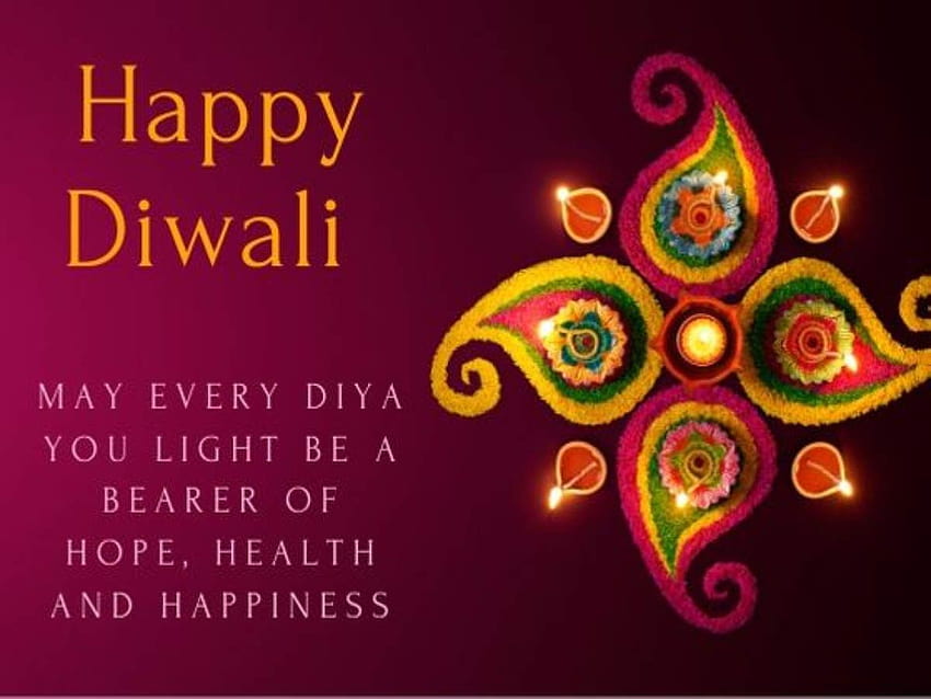 Diwali 2019 Cards, Wishes, Messages & Quotes: Best Deepavali greeting card to share with your friends and family, diwali wishes HD wallpaper
