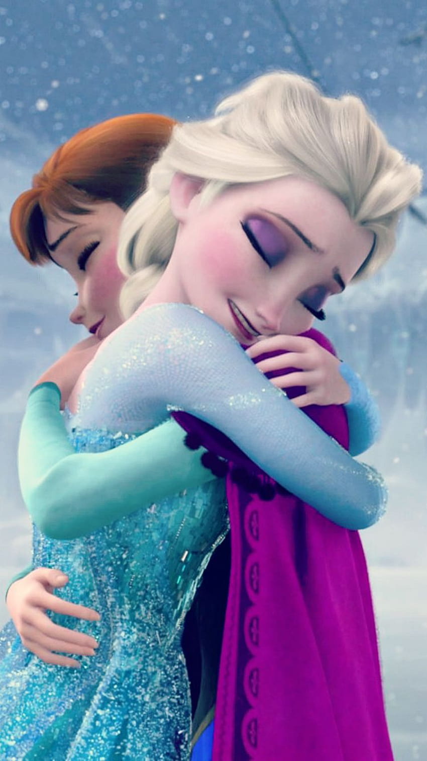 Ponsel Frozen Elsa dan Anna wallpaper ponsel HD