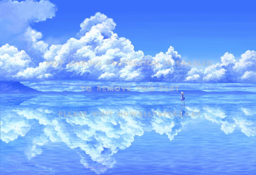 anime cloud realistico bellissimo cielo carino 3d Sfondo HD