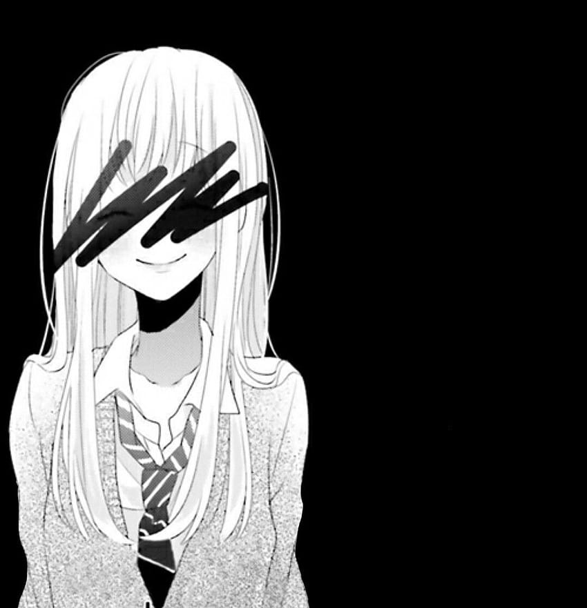 Fake Smile Anime Girl posted by Sarah Cunningham, fake happy HD phone wallpaper