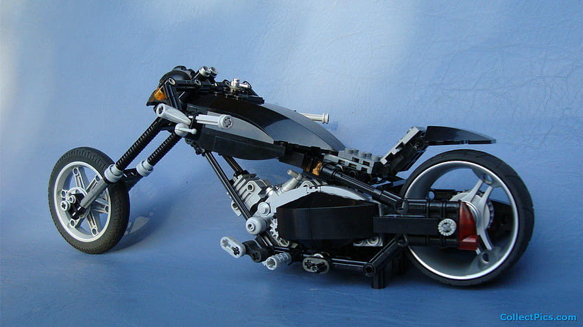 Lego Technic Chopper Bike HD wallpaper