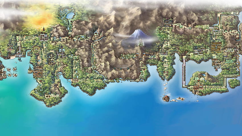 Pokemon Map HD wallpaper