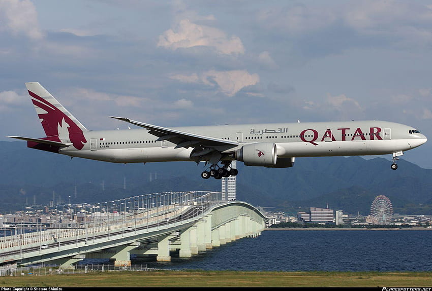 Boeing Top Qatar Airways sangat indah dan banyak, pesawat boeing 777x Wallpaper HD