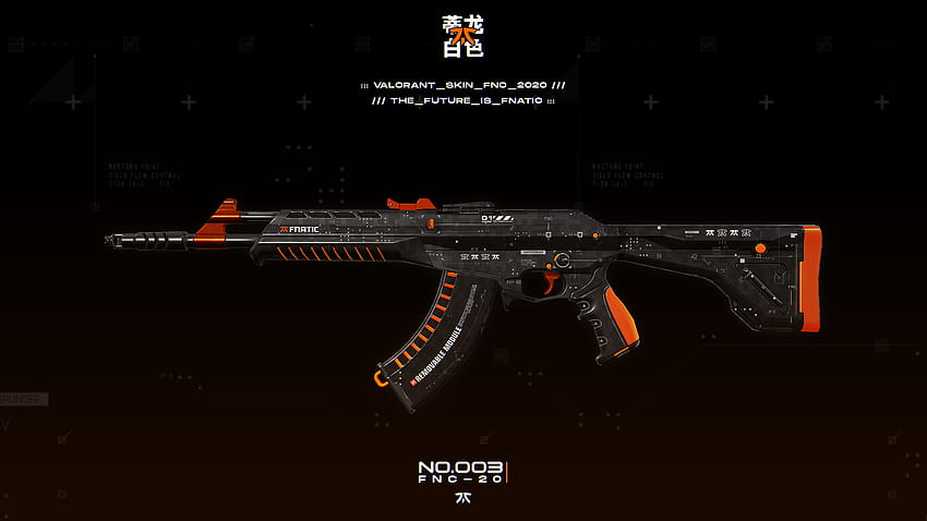 Valorant x FNATIC Weapon Skin Concept, valorant guns HD wallpaper