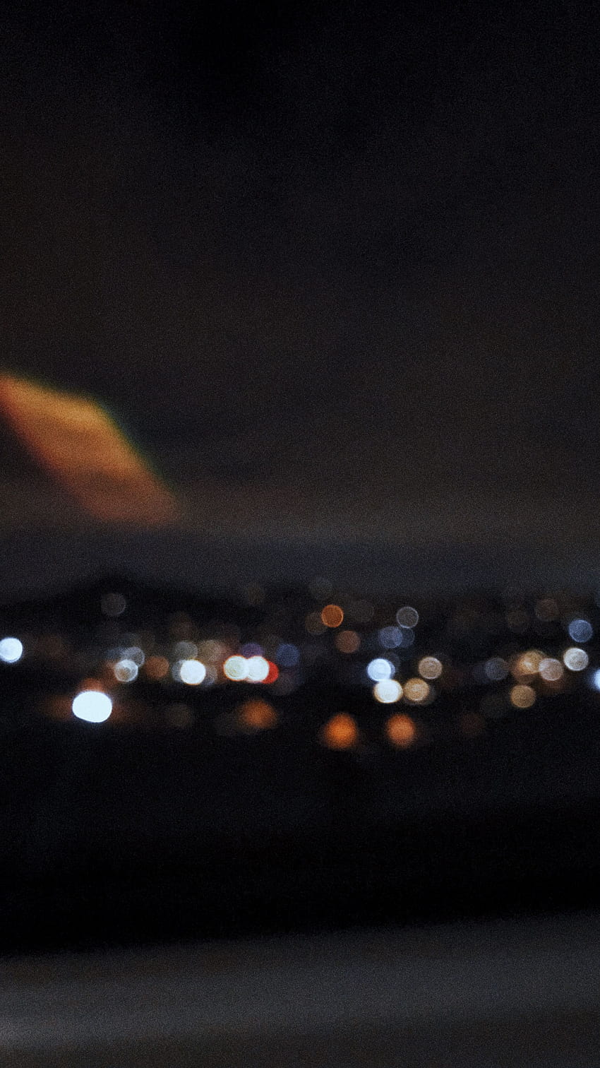 Blurry light aesthetic, night blurry aesthetic HD phone wallpaper