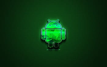 robot green wallpaper hd