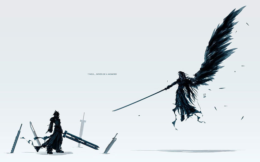 Nube y Sephiroth, nube sephiroth fondo de pantalla