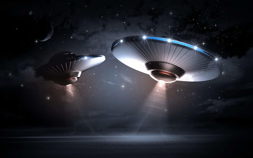 7 nave espacial alienígena, naves espaciais papel de parede HD