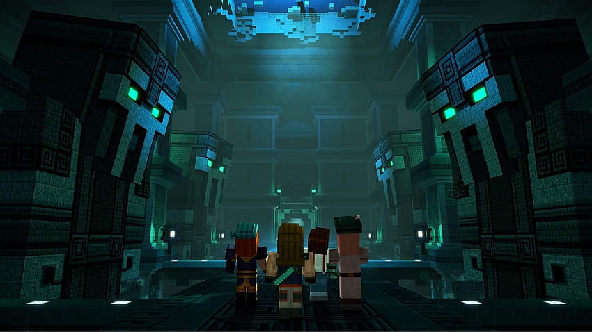 Meet Minecraft: Dungeons an adventure game with online co, minecraft dungeons HD wallpaper