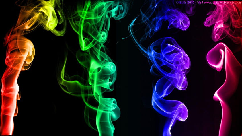 colorfull smoke, texture smoke, rainbow color smoke texture, hookah smoke background HD wallpaper