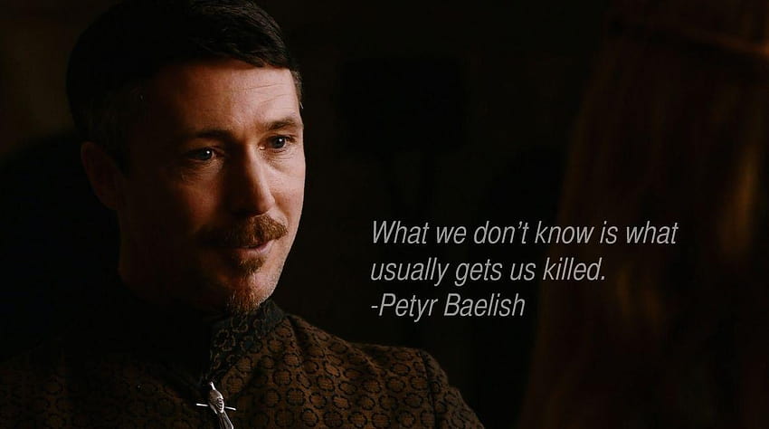 Game of thrones littlefinger quotes HD wallpaper