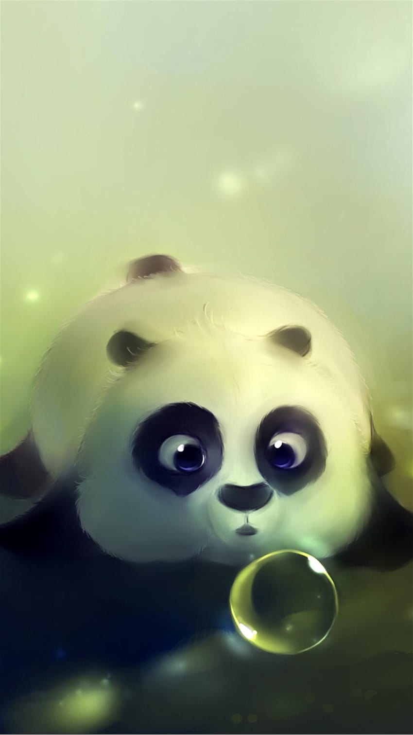 Cute Panda Bubble iPhone 6 Plus, cute panda iphone HD phone wallpaper