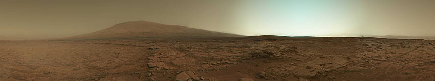 Mars Curiosity Panorama Triple Monitor HD wallpaper