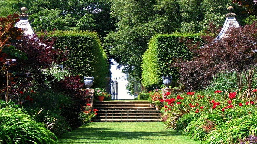 Giardinaggio, giardino inglese Sfondo HD