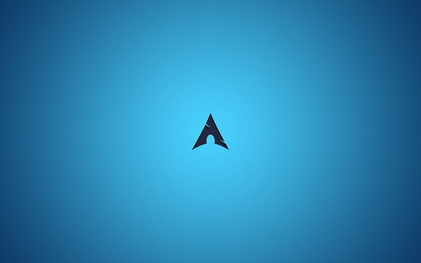 2560x1600 Arch Linux, лого, Minimal Art, сини фонове за MacBook Pro 13 инча, лого на linux HD тапет