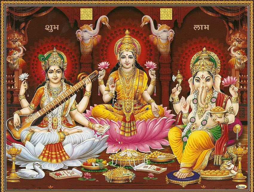 Top 25 Best Goddess Lakshmi Beautiful Greetings E, mahalaxmi HD wallpaper