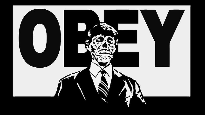 Q Obey, obey background HD wallpaper