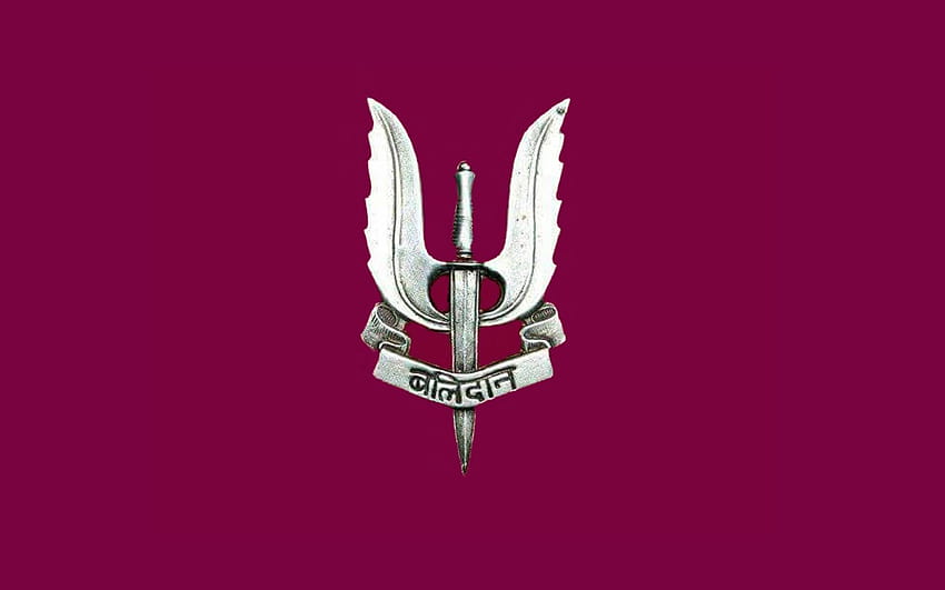 Logotipo das Forças Especiais do Regimento de Pára-quedistas, distintivo balidan papel de parede HD