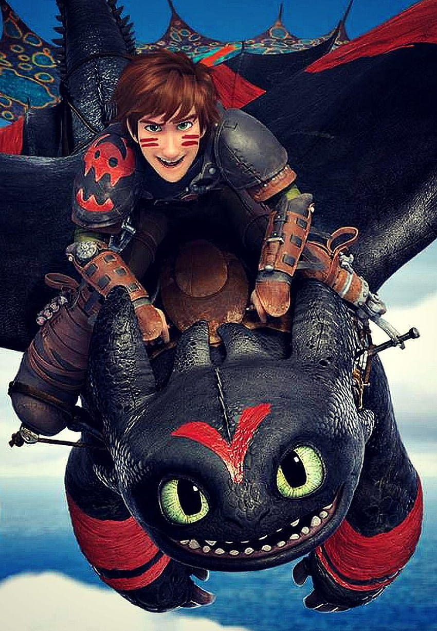 How To Train your Dragon 2 Older Hiccup and Toothless HD phone wallpaper
