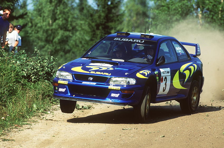 Colin McRaes Subaru Impreza WRC. 1997 Rallye Finnland – Cars Club HD-Hintergrundbild