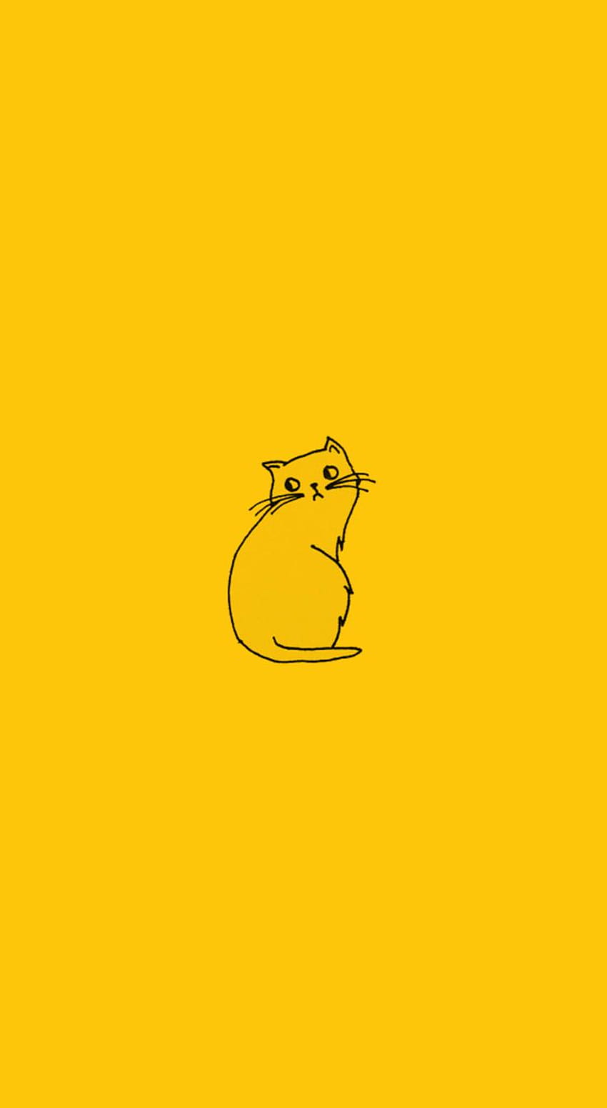 Yellow cat HD phone wallpaper | Pxfuel