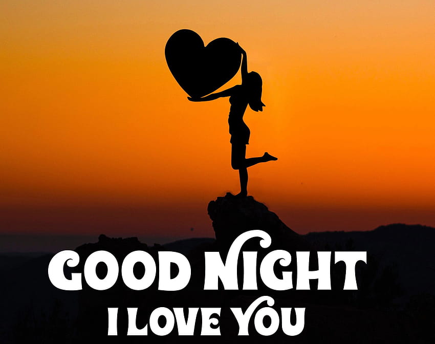 Amor corazón atardecer Buenas noches te amo, buenas noches mi amor fondo de  pantalla | Pxfuel