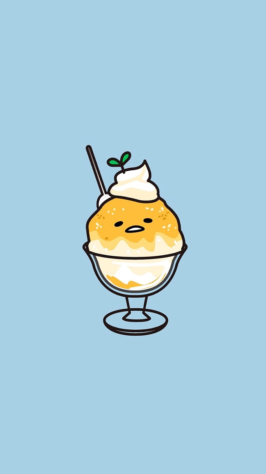 I want to have an ice, aesthetic cartoon ice cream HD phone wallpaper