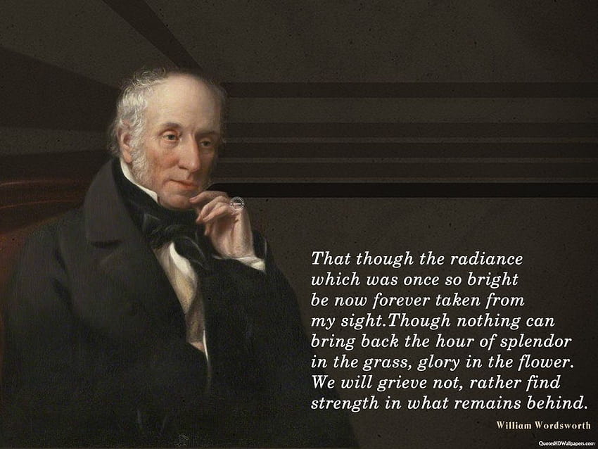 William Wordsworth Quotes. QuotesGram HD wallpaper