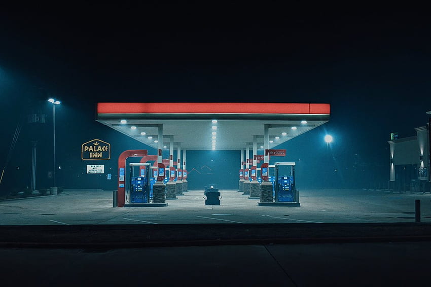 Anyone know what this wallpaper says Aesthetic Gas Station wallpaper   rwallpaperengine
